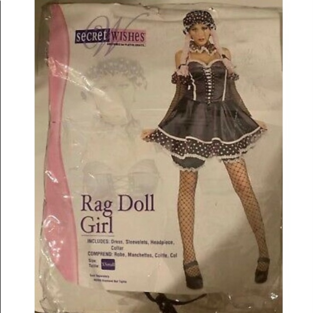 Rag Doll Girl Costume Adult Size